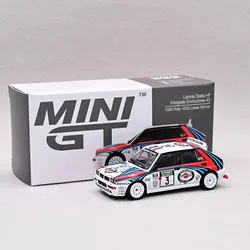 MINI GT 1:64 1992 Lancia Winner Rally car Martini simulation alloy car model display boy gift