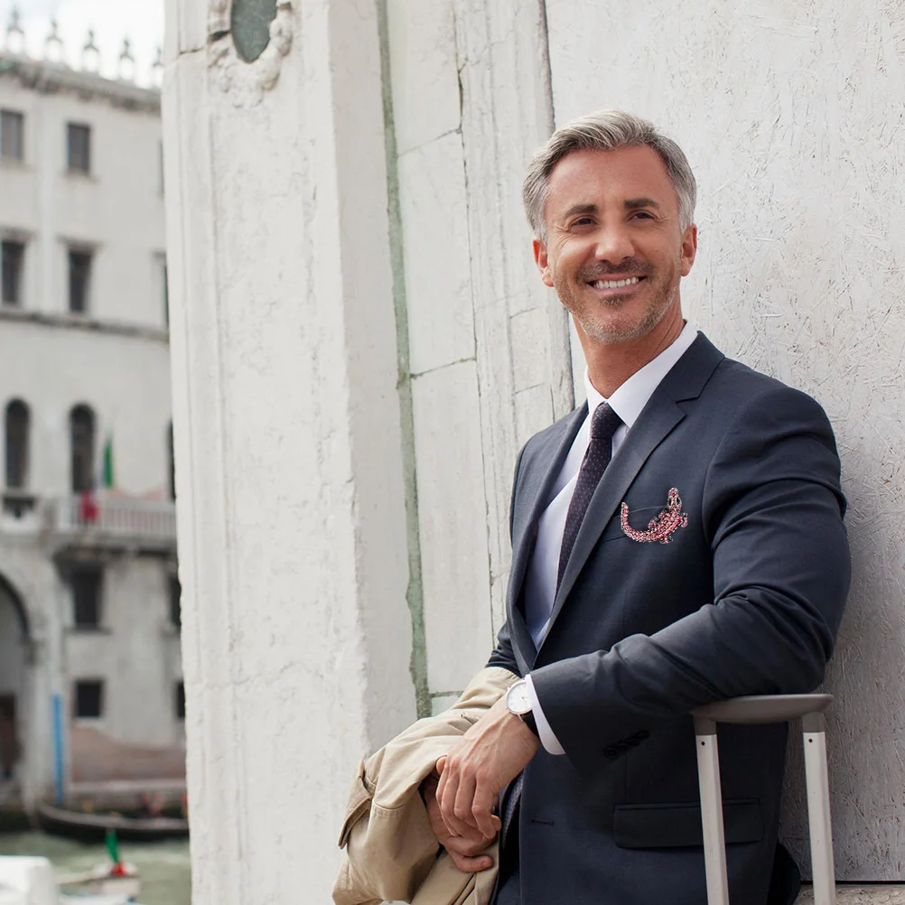 

3Pcs Alloy Rhinestone Brooch Creative Shape Breast Pin Exquisite Detail Durable Lightweight Men Women