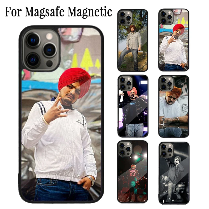 Indian Rapper Sidhu Magnetic Phone Case Coque For iPhone 16 15 14 Plus 13 12 Mini 11 Pro Max Magsafe Wireless Charging Cover