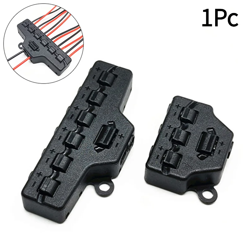 1Pc Railway Train Port Sharing Box 3/6 Distribution Port Hub For SMD Led Model Miniature Lighting System DC Lamp.