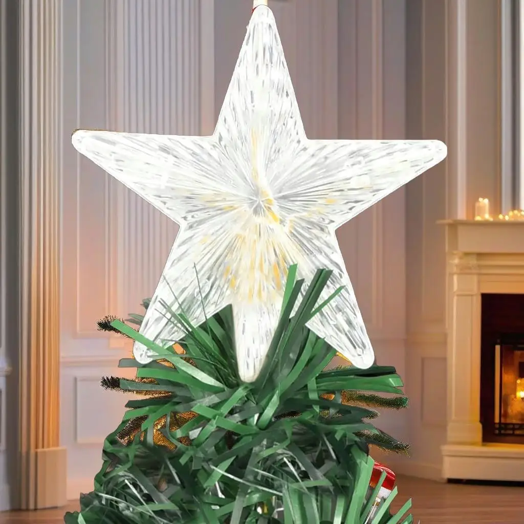 

8ft Pre-Lit Optic Christmas Tree with Stand - Vibrant Artificial Holiday Decor