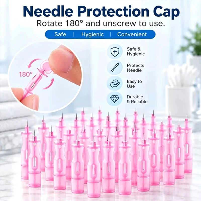 250pcs-500pcs 30G Disposable Blood Lancet Pen Needles for Pen Sterile Lancets Vent Drain Blood Lancet Needles Pimple Removal