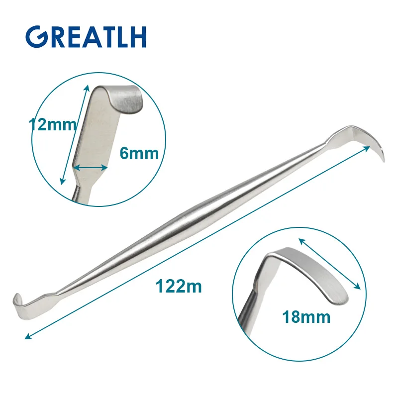 Eye Bag Pull Hook Stainless Steel Autoclavable Ophthalmic Instrument Three Types