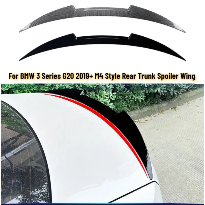 

Задний спойлер багажника, крыло для BMW 3 серии G20 2019+ для 320 325i M4, стиль, спойлер багажника, автомобильные детали, комплекты кузова