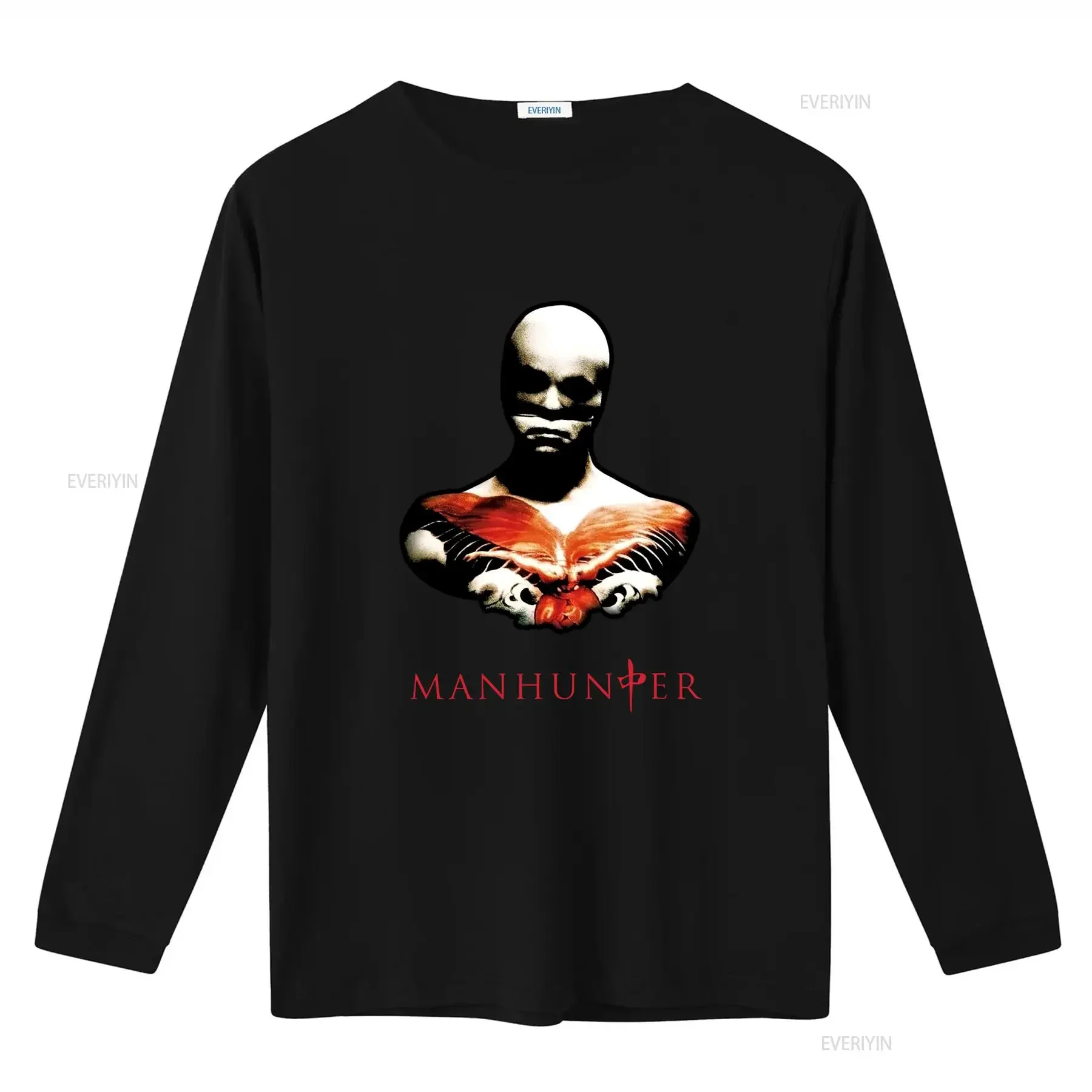 MANHUNTER v1 Movie Poster T Shirt Black Available in All Sizes S 5XL vintage Washed Slightly Soft streetwear Stretched Unisex