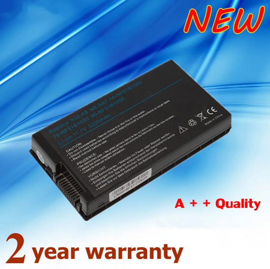 

A32-A8 A8TL751 B991205 Laptop Battery for Asus Z99H Z99J Z99Jc Z99Jn Z99Jr Z99M Z99Sc Z99T F8 F8DC F8P F8S F8Sa