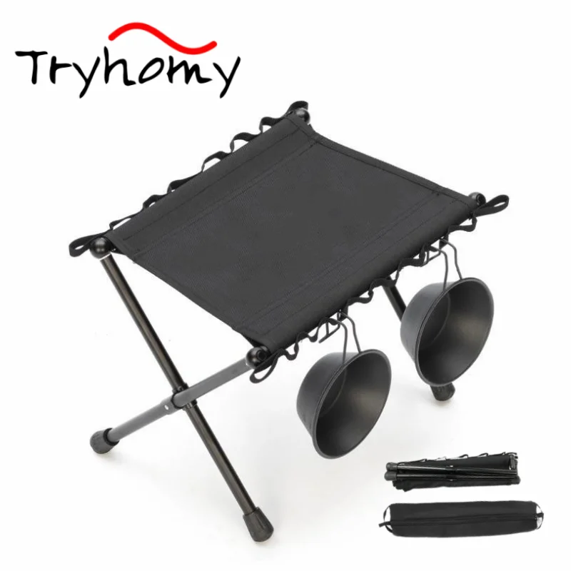 

Outdoor Fishing Stool Portable Aluminum Alloy Chair Folding Tactical Stool Queue Stool Picnic Barbecue Camping Chair