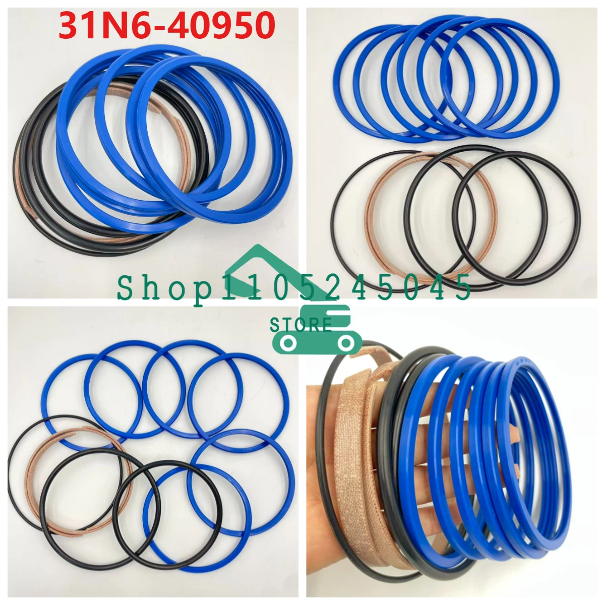 HIGH QUALITY TURNING JOINT SEAL KIT 31N6-40950 FOR HX140L HX160L HX180L HX220L HX220NL HX235L HX260L HX300L HX330L HX380L HX430L