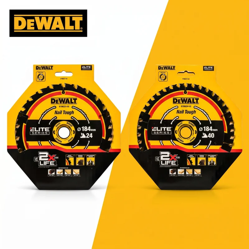 

DEWALT DT90257 DT90259 Wood Circular Saw Blade 184mm 24/40T Carpentry Dedicated Woodworking Cutting Disc Power Tool Accessories