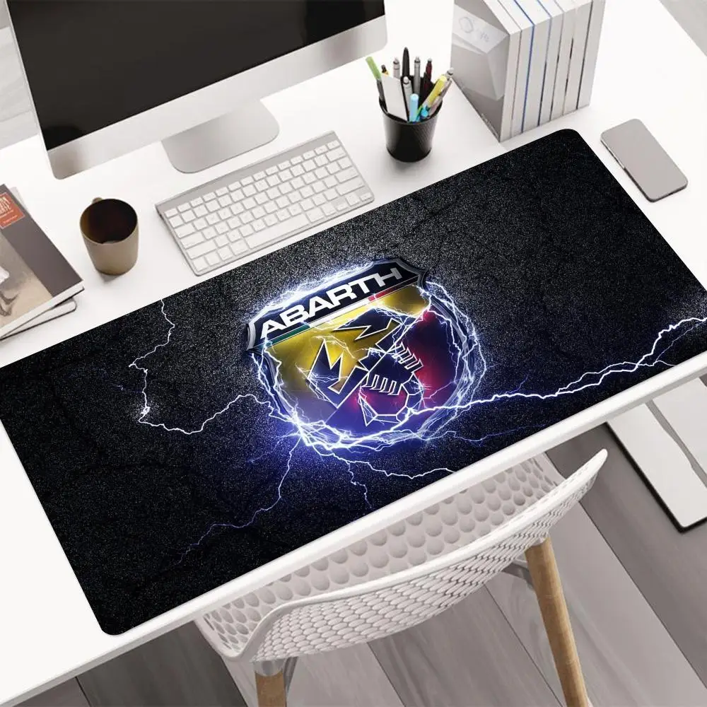 A-Abarth Logo Mouse Pad Mouse Pad Gaming Mousepad Speed Desk Mat Laptop Gaming Mats For Office Carpet Desk Accessories