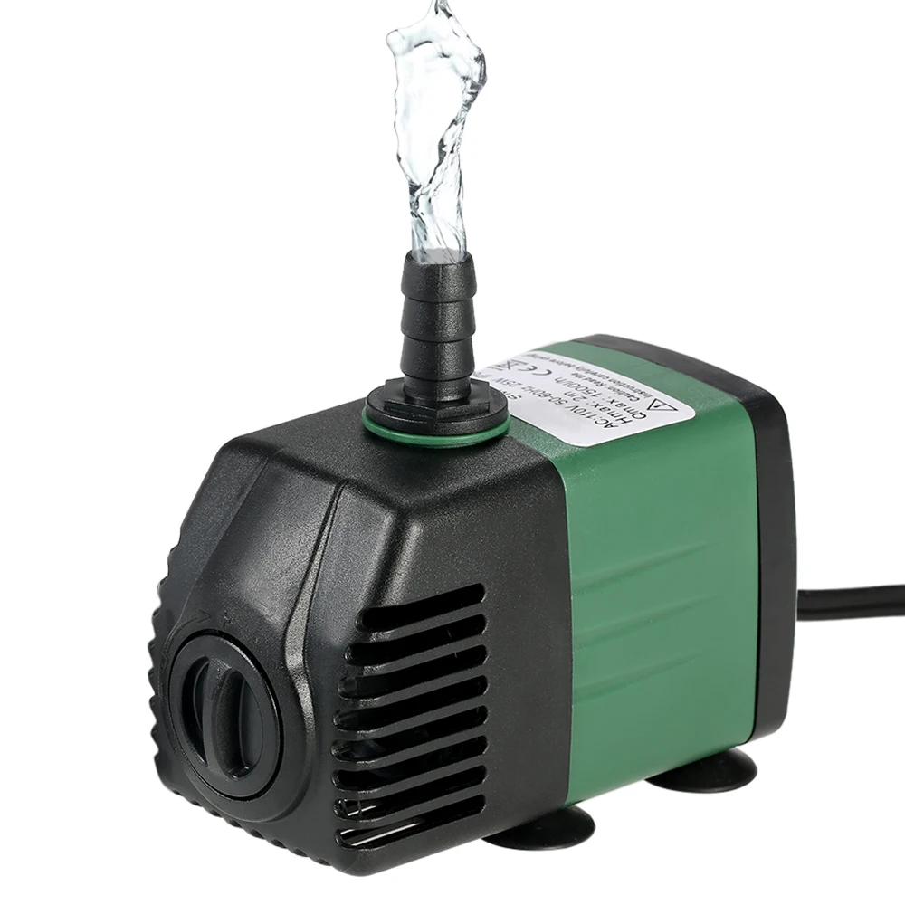 Fountain 1500L/H 25W Submersible Water Pump for Aquarium Tabletop Fountains Pond Water Gardens and Hydroponic Systems Waterproof