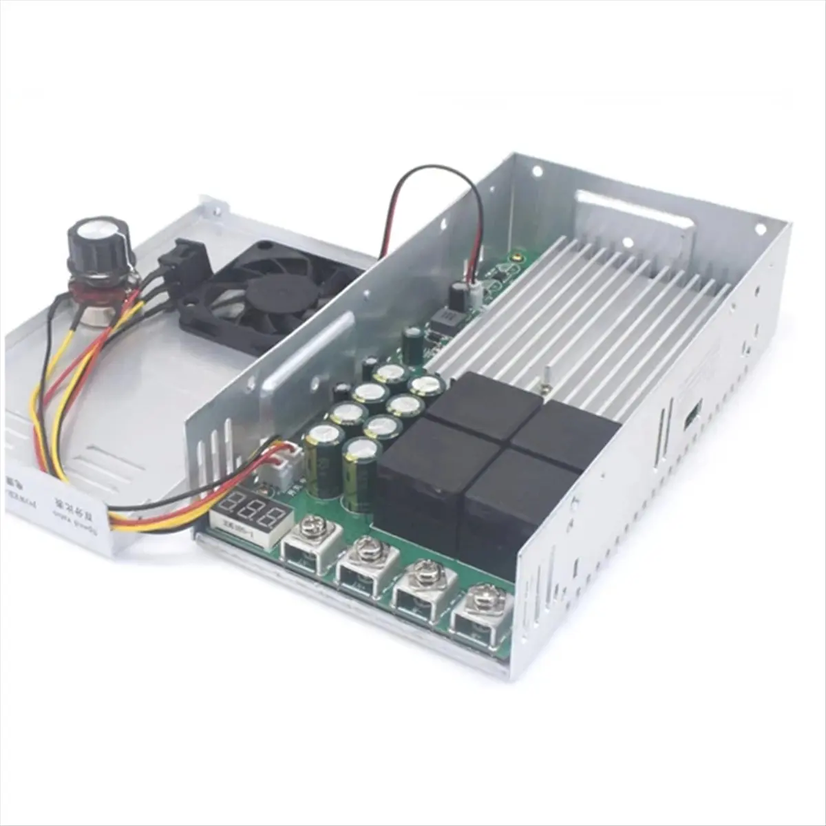 

(ABAB) 200A Регулятор скорости двигателя постоянного тока с ШИМ-управлением, высокомощный промышленный контроллер прямого/обратного вращения 12-48В 200A-S2, линейный, для работы под нагрузкой