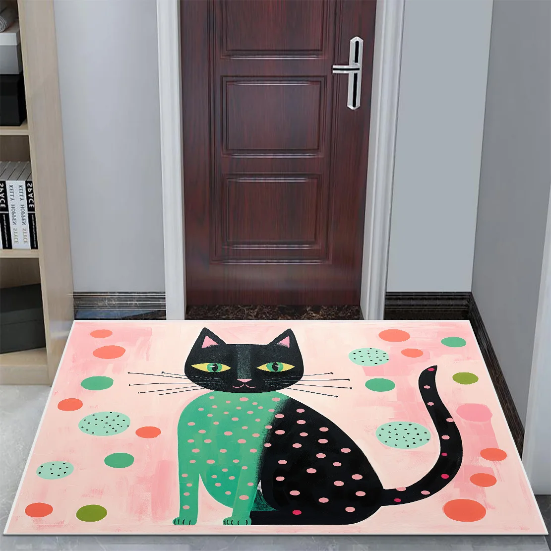 Animal Pattern Rugs for Living Room Washable Room Decor Cartoon Carpet Children Bedroom Large Size Play Mat Entrance Door Mat 러그