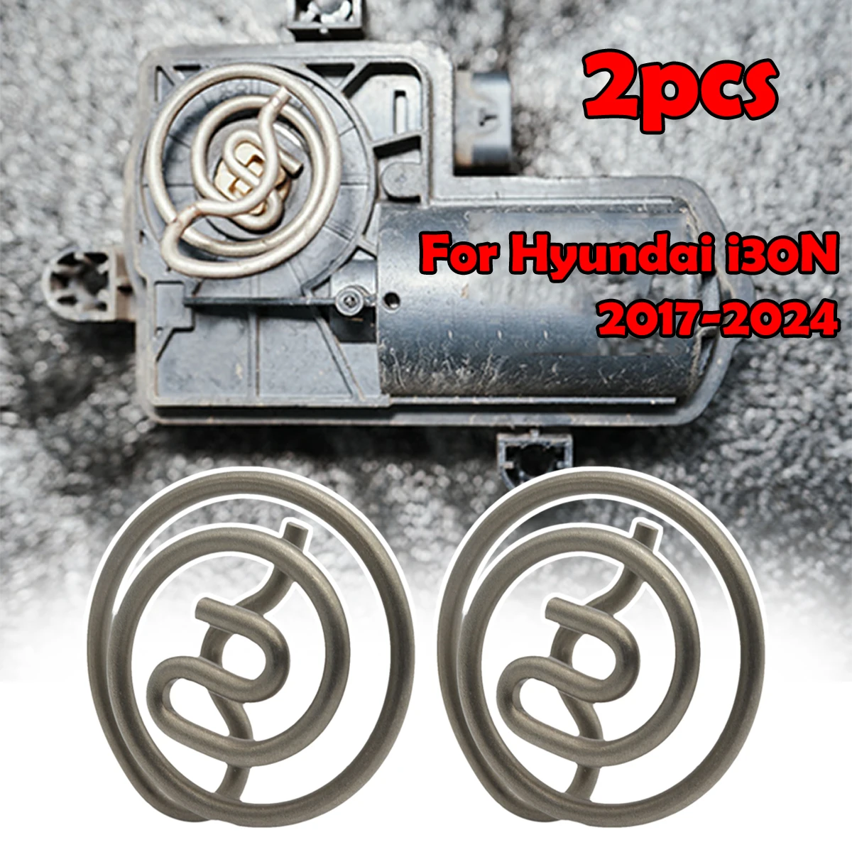 Electronics Repair Parts - 2個入り 車用電子排気アクチュエーターバルブスプリング修理キット 自動車アクセサリーパーツ ヒュンダイ i30N 2017
