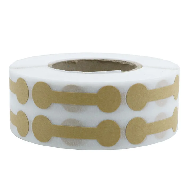 Etichetta per gioielli non riutilizzabile portatile adesivi per etichette etichetta per organizzazione etichetta per anelli orecchini collana bracciale 100-500 pezzi