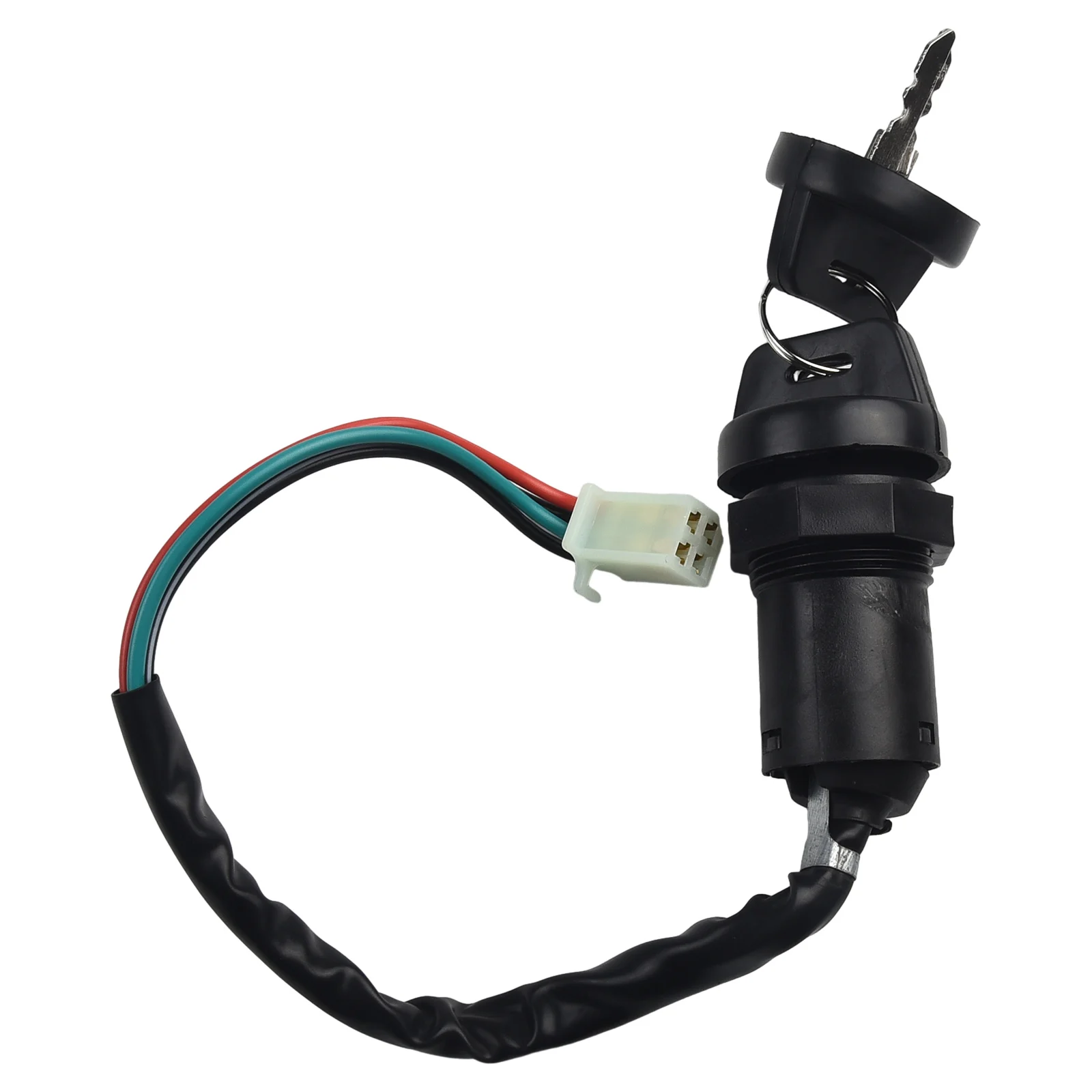 4 Pin For Ignition Key Kit for ATV and Off-Road Motorcycle For Ignition Switch Compatibility Check Required Before Purchase