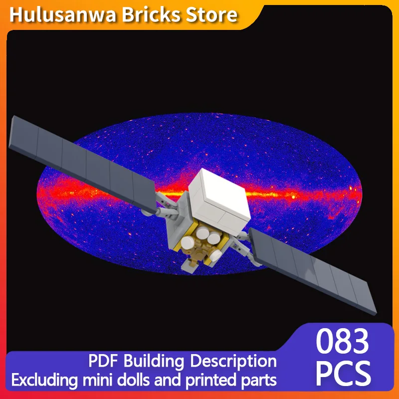 

Модель космического телескопа Fermi Gamma-Ray MOC, строительные кирпичи, военное оборудование, модульные технологии, подарки, праздник, сборка, детские игрушки