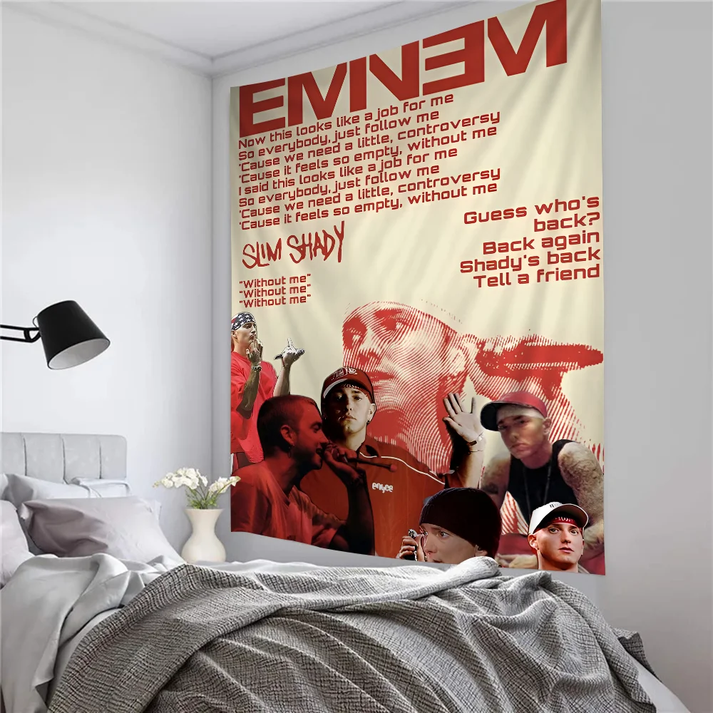 Rapper E-eminem selbst klebende Kunst Poster Dekor acion Malerei Wand kunst weiß Kraft papier Wohnkultur