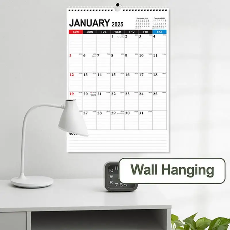 2025-2026 Wall Calendar Daily Schedule Jan. 2025 To Jun. 2026 Family 18 Months Calendar An Effective Reminder To Manage Time And