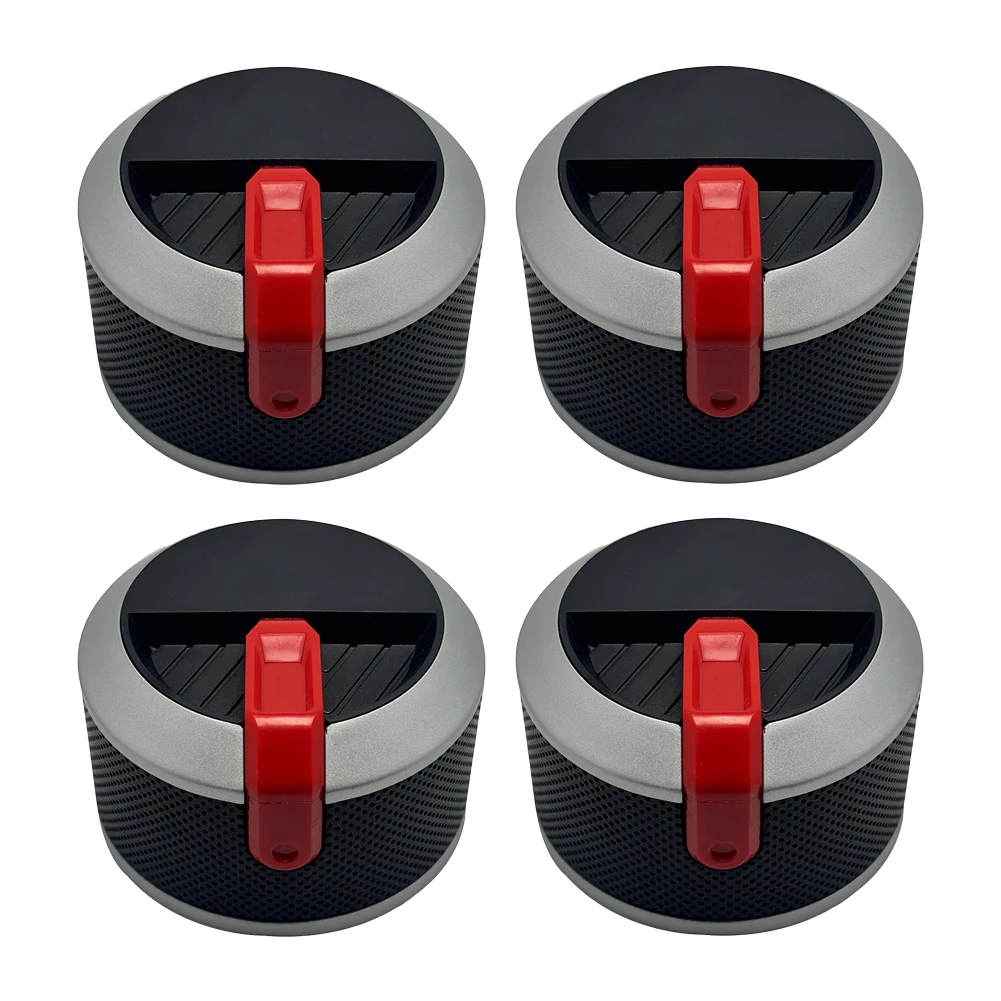 Electroplated Knobs Diameter 58mm BBQ Knobs Easy Installation Long-lasting Durability Precise Temperature Control