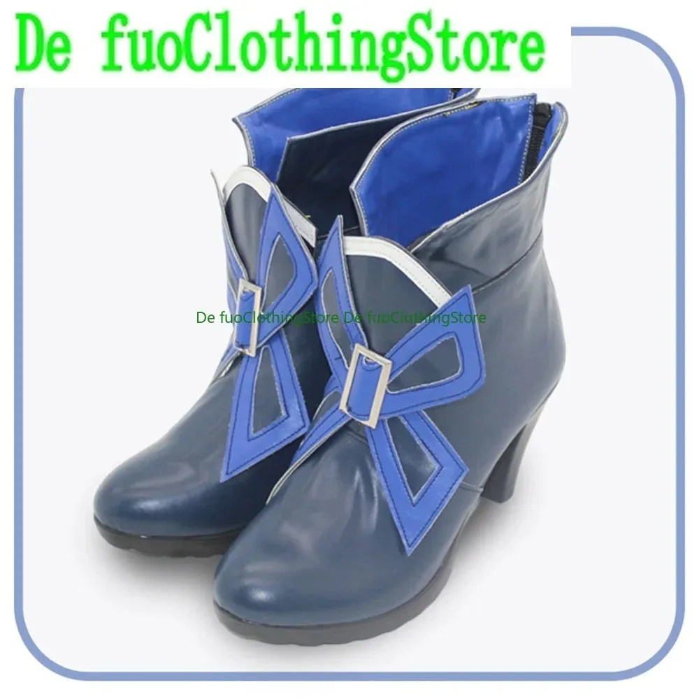 Buty do cosplayu Focalors Genshin Impact, buty do gry, anime, Halloween, Boże Narodzenie, sklep z odzieżą DefuoClothing