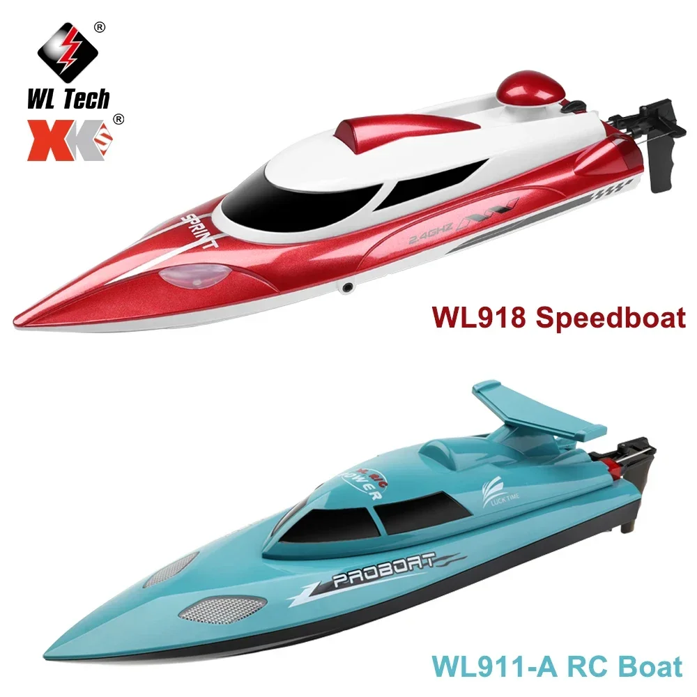 WLtoys WL911-A / WL918 RC Speedboat High Speed Racing Ship Strong Power 2.4G Remote Control Boat Toys for Adults Children