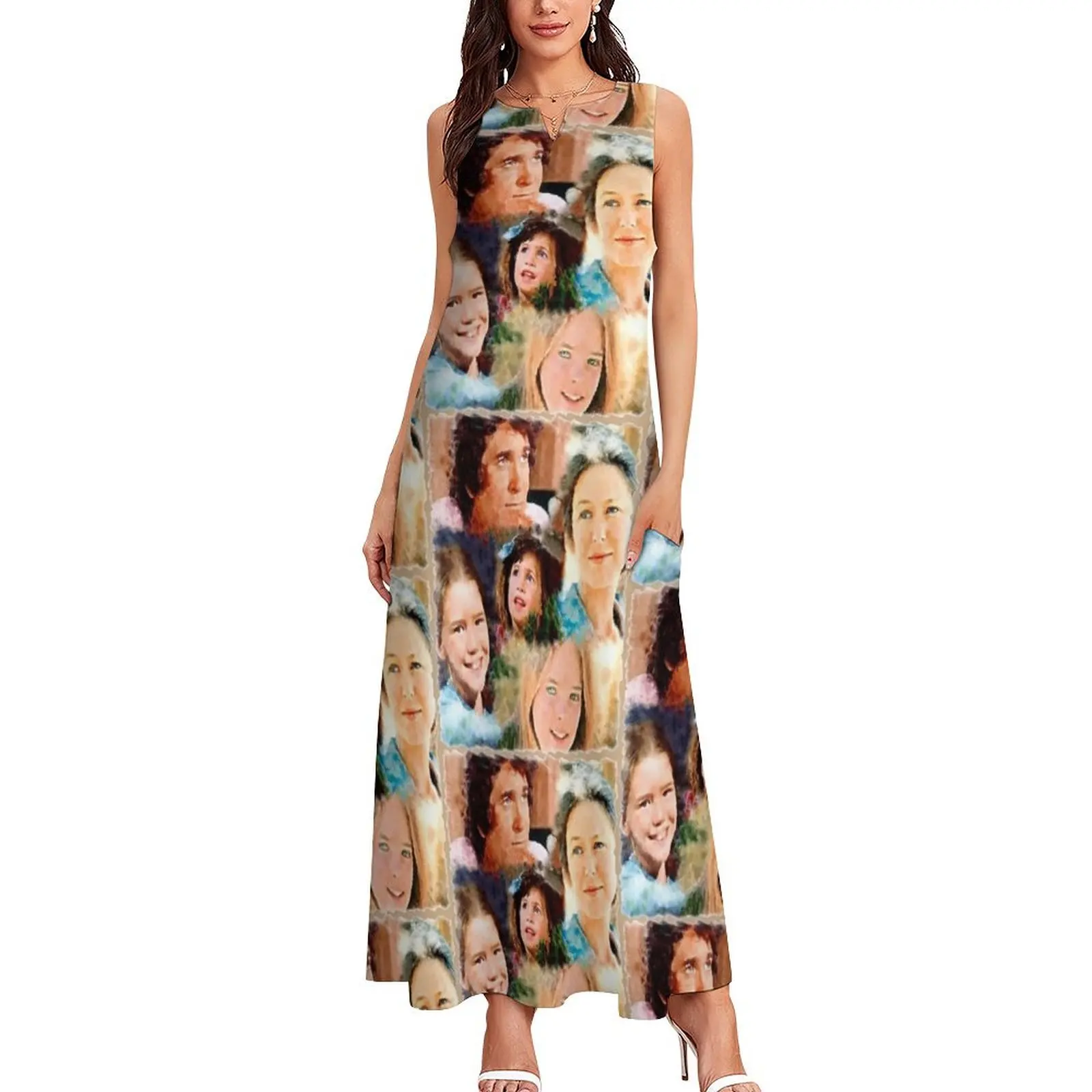 Ingalls Family Collage Without Logo Long Dress Party dresses cute dress women dress