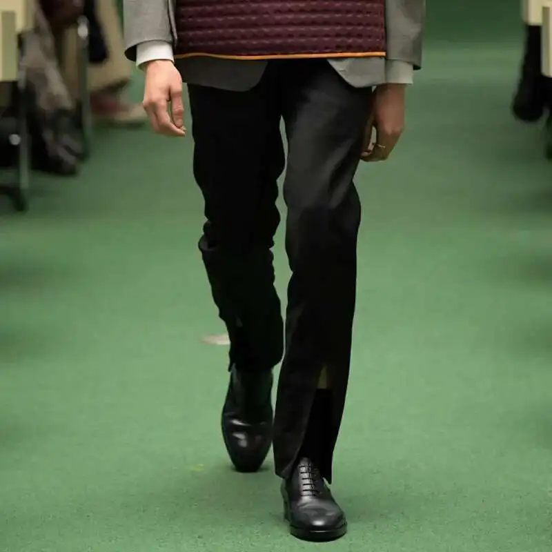 Fashion Casual Hippie Open Pants 2025 Personality Show British Men's