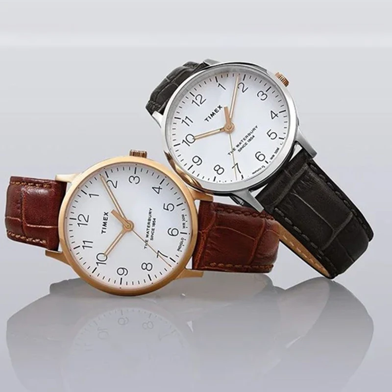 New Timex Men Watches Woman Luxury Trend Quartz Calendar Waterproof Multi Function Fancy Round Watch Stainless Watch