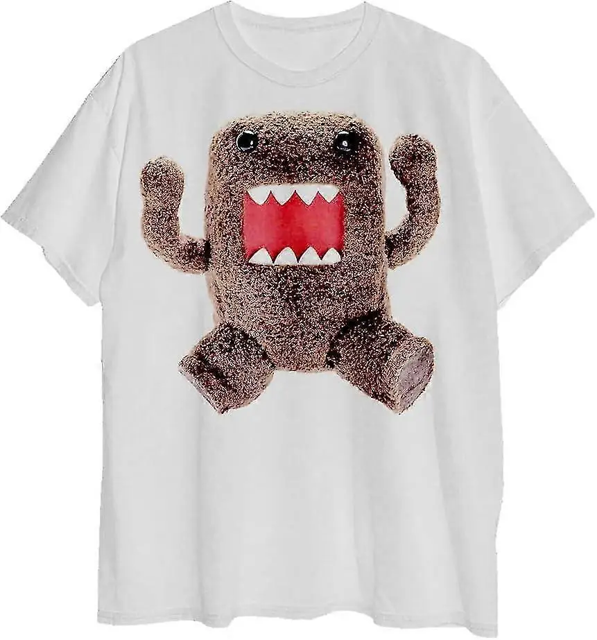 دومو وجبة خفيفة الفتيات تي شيرت للجنسين أفضل البائعين الطباعة الرقمية النساء الرجال المتضخم Y2k الشارع الهيب هوب ملابس عالية الجودة #2