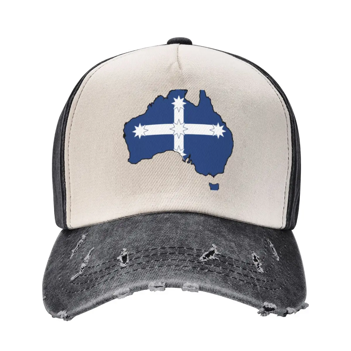 Eureka Stockade Australia Map Baseball Cap Sports Cap Military Cap Man Boy Child Women's