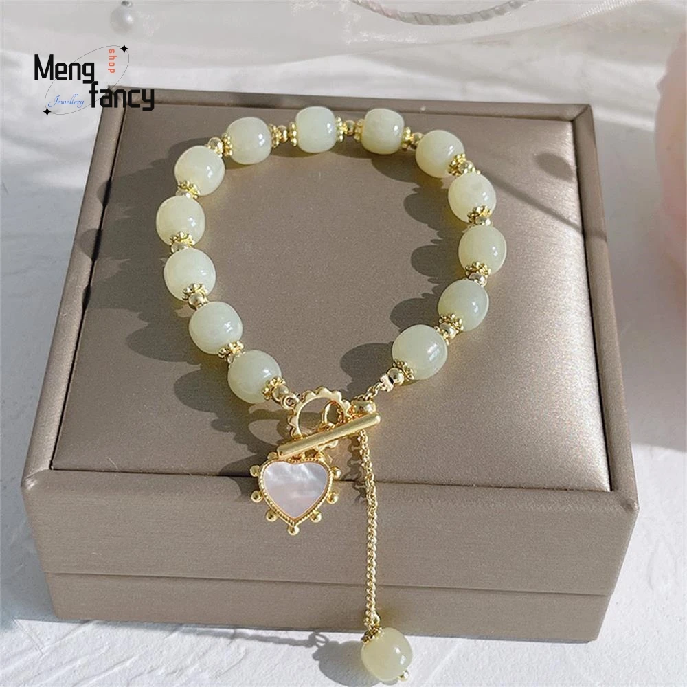 

New Niche Design Color Hair Crystal Bracelet Ore Sweet Little Fresh Exquisite Fashion Fine Jewelry Sexy Young Girls Holiday Gift