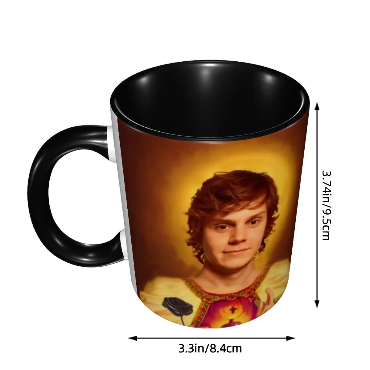 Actor Star Movie Evan Peters Coffee Mugs DIY Personalized Ceramic Mug Cup Creative Gift