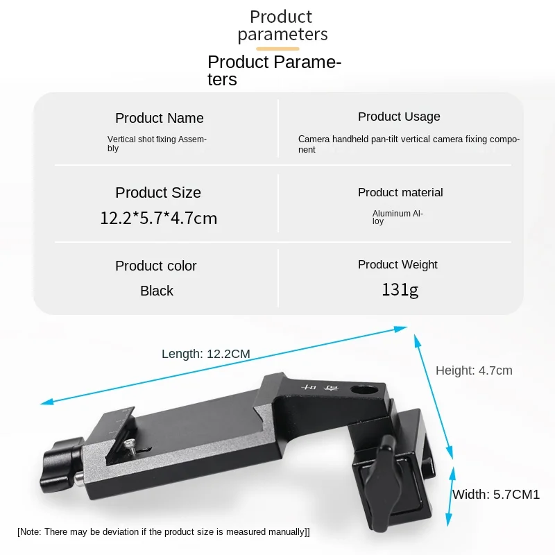 KIPYE Bracket Vertical Video Camera Mount Shooting DSLR Fotografica for DJI Ronin RS2 RS3 RS3 mini RS3 pro Accessories