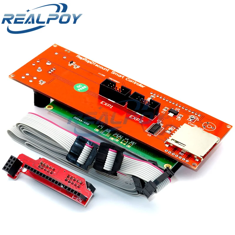 3D 2004 LCD 12864 Display stampante 3D Reprap Smart Adapter Controller Reprap Ramps 1.4 1.6 Mega2560 board 2004LCD Control image 3