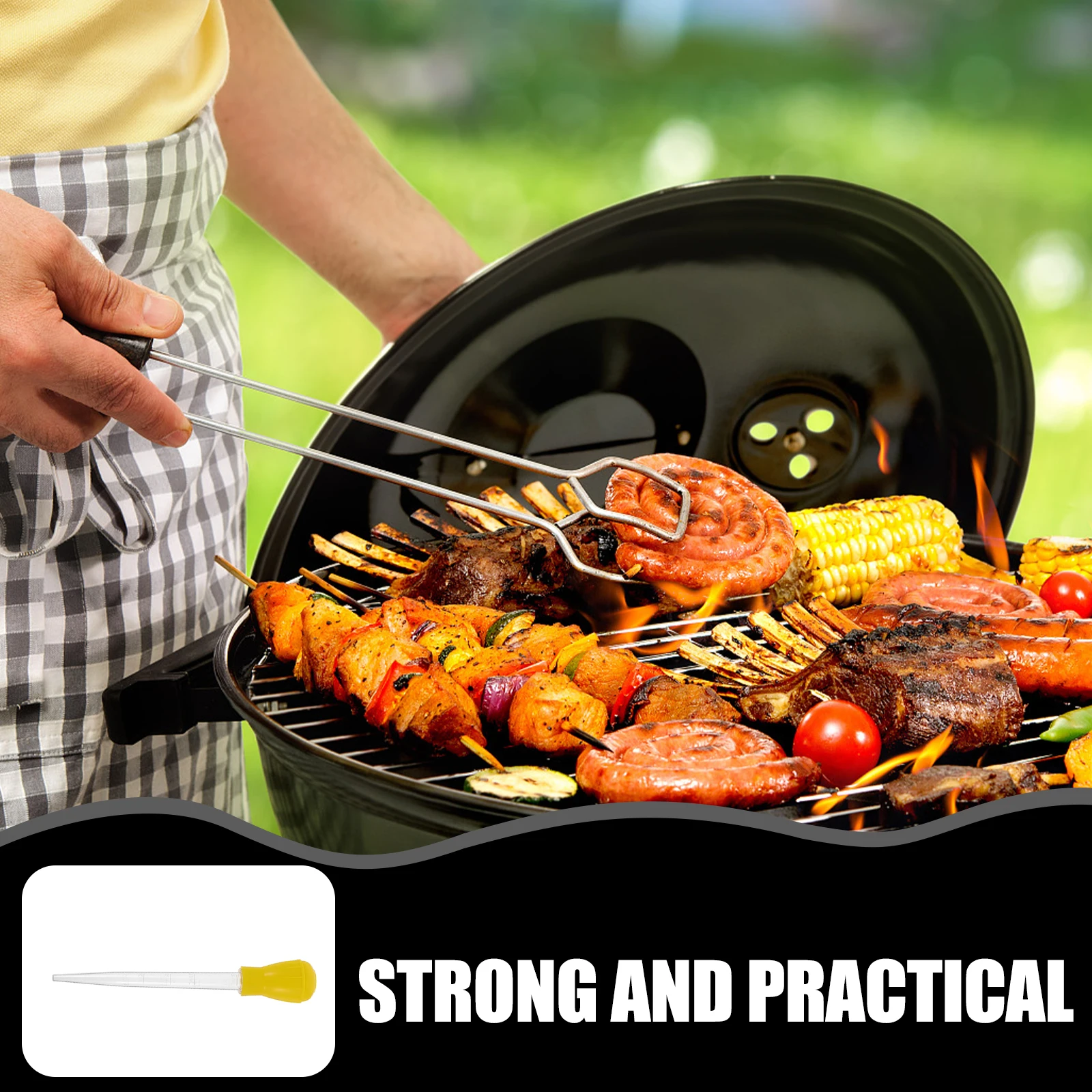 

Bbq Cooking Marinade Injector Reusable Turkey Baster Material Kitchen Meat Seasoning Dropper Roast Chicken Flavor