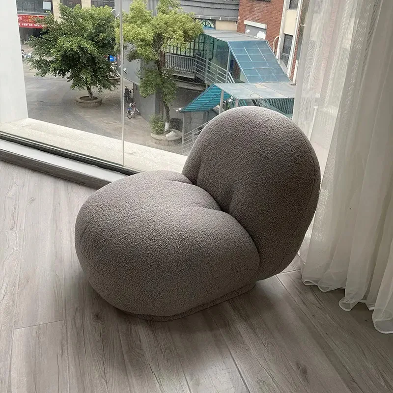 High Quality Lazy Sofa Lamb Fleece Fabric Soft and Delicate Breathable and Not Stuffy  Cloud Lazy Sofa for Multiple Scenarios