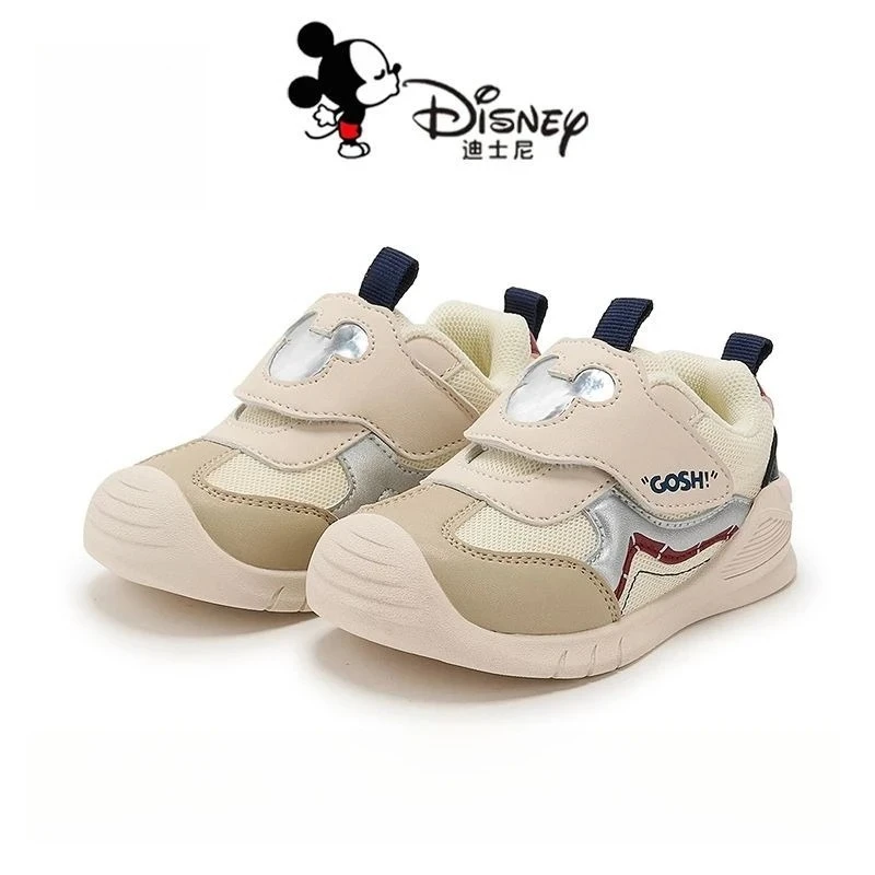 

Детская обувь Disney 2025 года, легкие стабильные дышащие первые ходунки для младенцев, осенняя коллекция