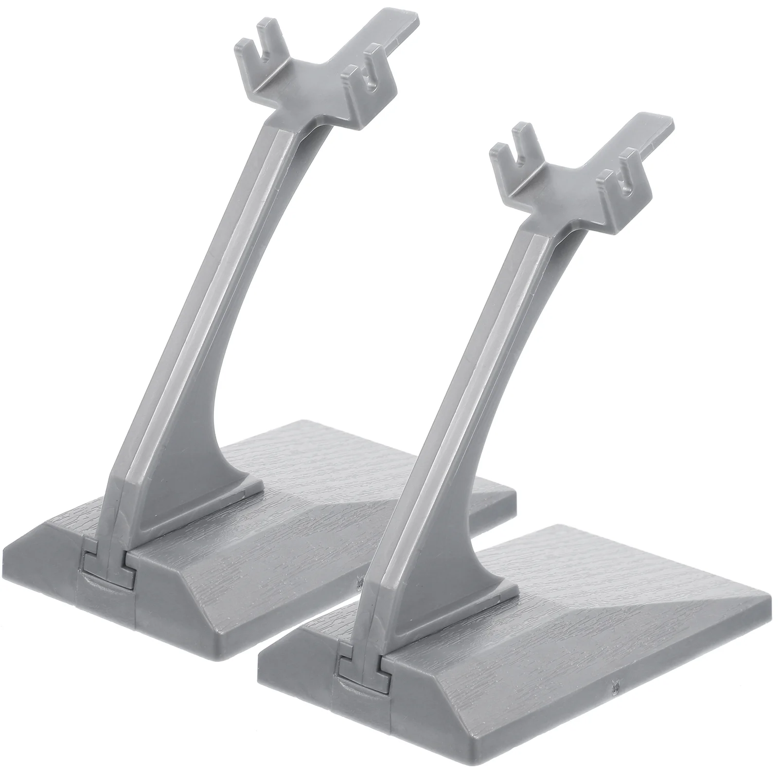 

2 Pcs Bracket Airplane Decor Display Stand for Toy Aircraft Model Stands Showing Support Base Holder Plastic