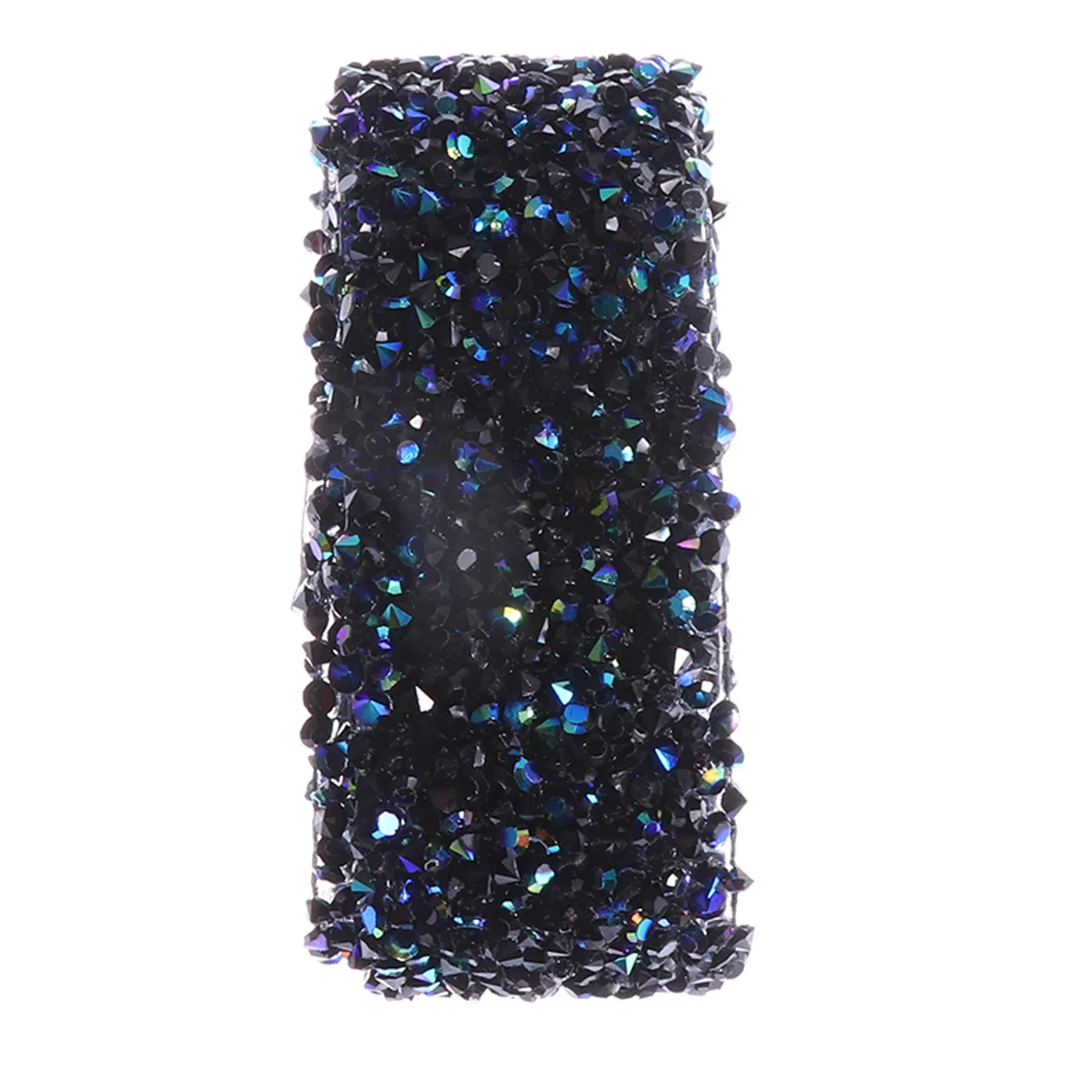 

1 Yard Black Blue Resin Crystal Rhinestone Mesh Hot Melt Adhesive For Wedding Dress Belt Bridal Veil Decor Craft Sewing Trim