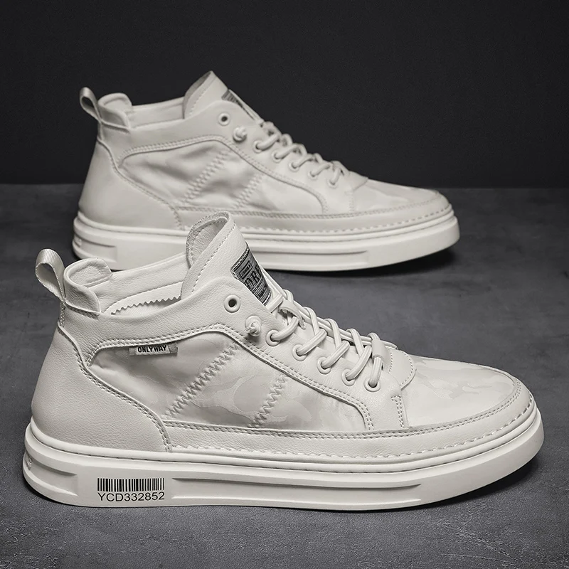 

High Top Sneakers Men's Casual Breathable Walking Shoes Street Shoes Skateboarding Shoes Sport Tenis Shoes Zapatillas De Hombre