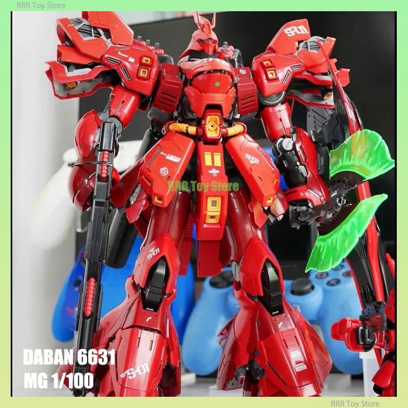 

DABAN 6631 MG 1/100 Model Kit SAZABI Ver.Ka NEO ZEON MSN-04 MOBILE SUIT Assembly Action Figures Robot Plastic Model Figurine Toy