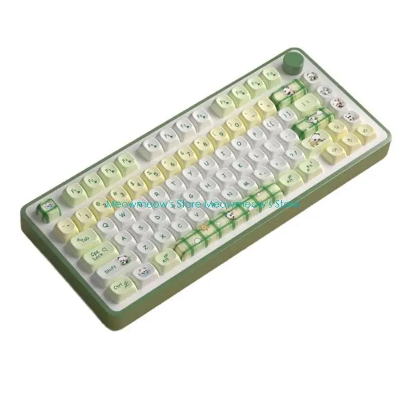 

W91A 140Pieces PBT Keycap MOTProfile DYE Sublimations Keycap For Switches Mechanical Keyboards SK61 TKL87 108 Keycaps