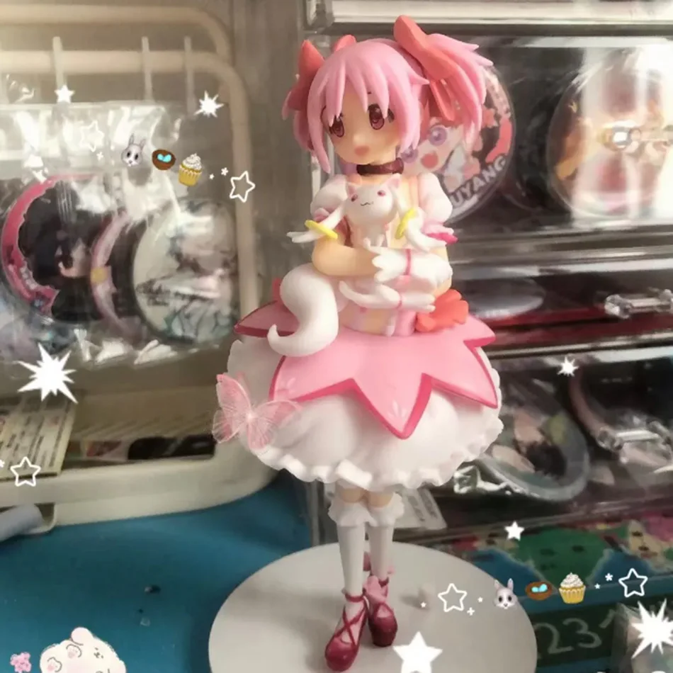 Statuetta Anime Puella Magi Madoka Magica da 18CM, Modellino in PVC, Ornamento, Giocattolo da Collezione, Regalo