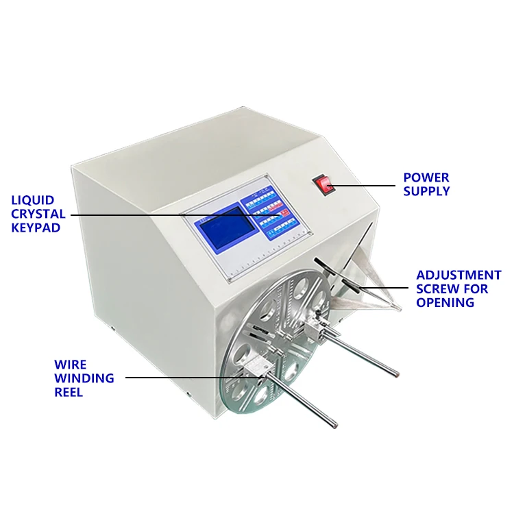 سماعة التلقائي لف التعادل ماكينة تجليد حلقة السيليكون توسيع الأربطة المطاطية المرنة كابل بيانات USB كابل الصوت