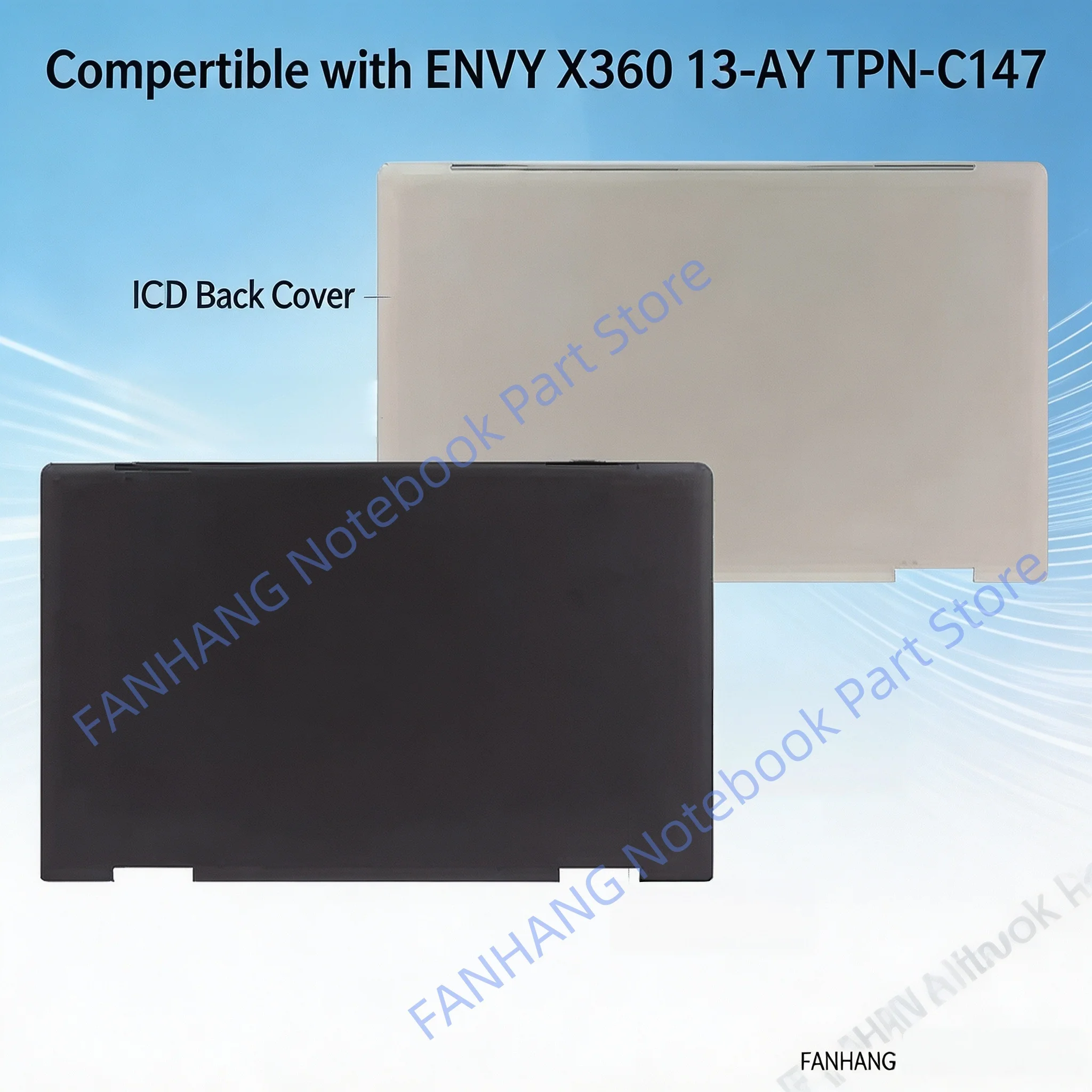 Laptop A Cover Screen Housing With Camera Module Compatible with Envy X360 13‑AY TPN‑C147 Notebook Casing
