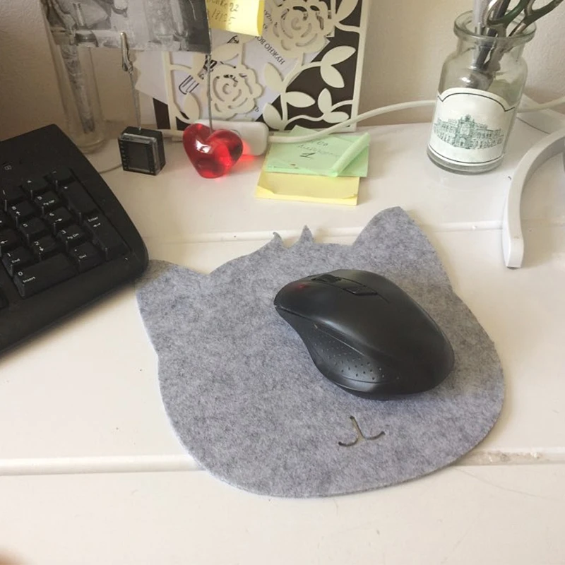 Gaming Mouse Pad Thicken Felt Cloth 200x200x3mm for Cat Mouse Pad Mat Universal