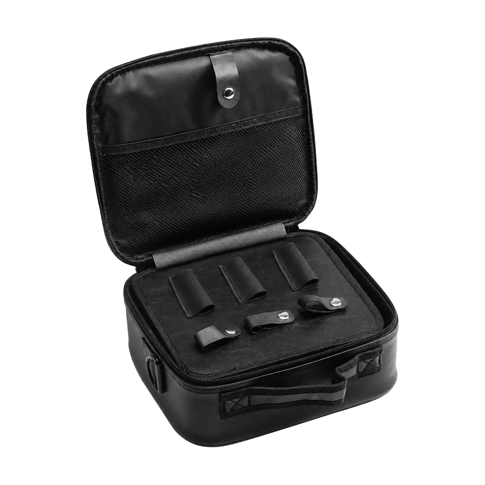 Professional Hairdressing Scissors Case with Mesh Pocket for Barber Shop Accessories Hair Cutting Tools Holder