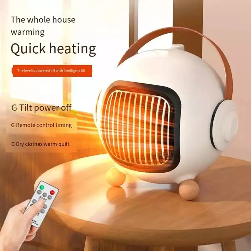 

New Portable Electric Heater Mini Astronaut Heating Electric Fan Winter Office Air Heater Small Clothes Dryer