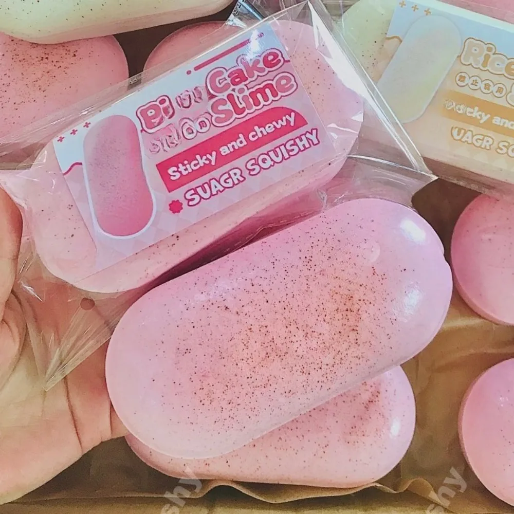 اسفنجي الجبن كعكة الخبز ضغط لعبة لينة الإجهاد الإغاثة بطيئة ارتفاع الحسية تململ للقلق أدهد التوحد هدية للأطفال البالغين #2